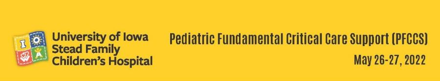 Pediatric Fundamentals of Critical Care Support (PFCCS) Banner